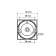 Sweeter handle WC-BOLT BK6/SQ-21MWSC-33, Italian color color