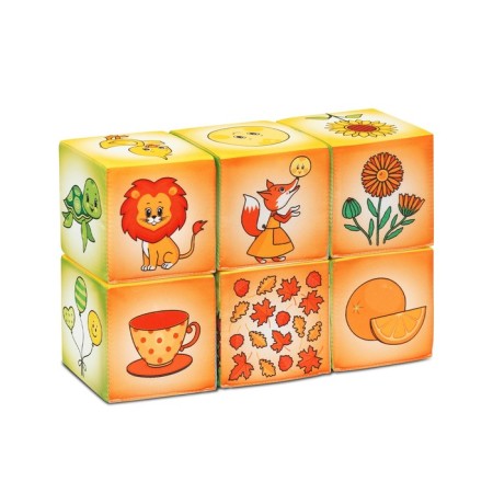 Set of soft cubes "ABC of Color"-5
