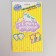 Decoration for the cake "Happy Birthday", unicorn, set: topper, skewers 4 pcs.