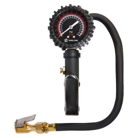 Airline Pro tires pistol with manometer, 16 atm, with a discharge valve
