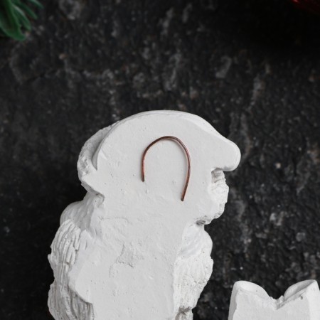 Figure for coloring with the suspension "Snake with a gift" 8x3cm-2