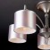 ADAGIO 5X40W E14 chandelier Nickel