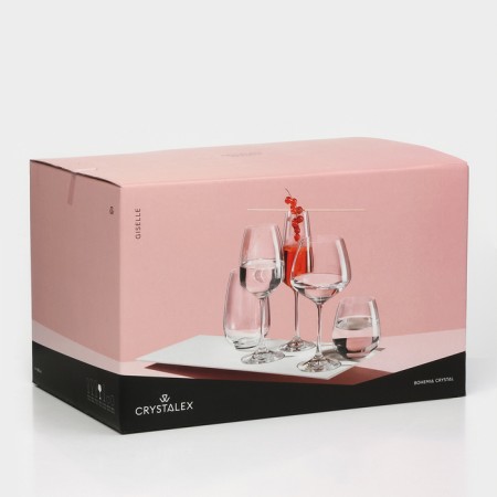 A set of glass glasses for the wine "Giselle", 580 ml, 6 pcs-7