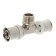 ValTec tee-press, 20 mm x 1/2 "external thread x 20 mm