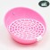 Round toilet for rodents "Piggon", 25 x 23.5 x 12 cm, pink