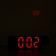 Electronic desktop watches, an alarm clock, a thermometer, with a projection, red numbers, 19.2x6.5cm