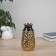 VAZA Ceramics Table "Caleb" 20x9.5 cm, black-gold
