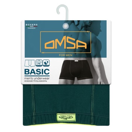 Men's Boxers Omsa 3834, size 52, Verde color-2