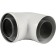 Baxi chimney element, coaxial discharge, d = 80/125 mm, 90 °, ht, polypropylene