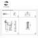 Sconces st. SL1179.201.02. Arezzo. 2x40 watts, E14, 16x38 cm, golden color