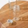 Set for glass spices on the stand “Exclusive”, 5 objects: Solonka, Listen, 2 saucepan, sugar bowl with a spoon, on a stand