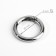 Karabin ring, d = 20/28 mm, thickness - 4 mm, silver color