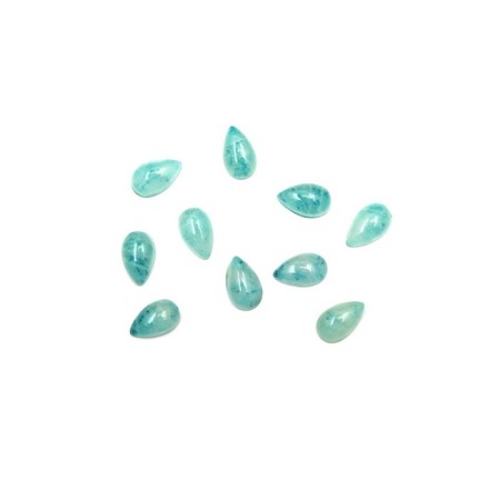 Plastic design TNL "Drop", mint, 10 pcs