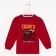 Sweatshirt for the boy Burgundy color, height 98