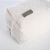 Lightning cosmetic bag, Textura, white color