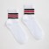 Men's socks minku "stripes", white color, rr 42-43 (29 cm)