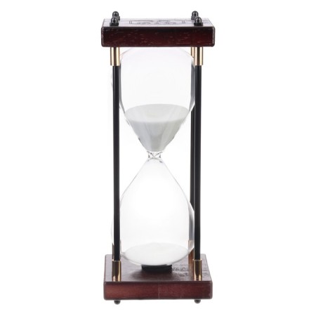 Sanding clock "Infinity", 30 minutes, 25 x 9.5 cm, white sand-1