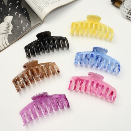 Hair crab "Juni" Classic teeth, 11 cm, mix-1