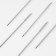 Needles for embroidery with ribbons No. 8, 10 pcs