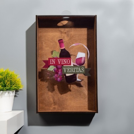 Pigger for wine traffic jams "In Vino Veritas" 33x20x2.5 cm