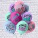 Shar Latex 12 "" With DR! Macarons ", silkography, set 25 pcs., Mix