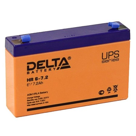 Delta 7.2 ah 6 volt HR 6-7.2 battery