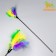 Teaser "bright life" from feathers, with a bell, mix of flowers