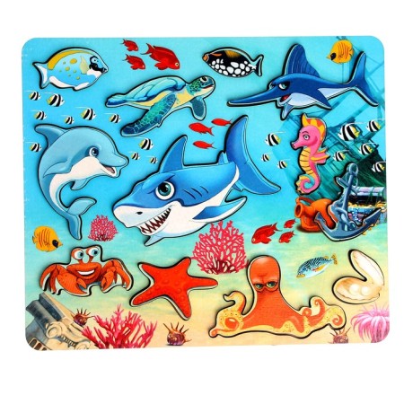 Frame-lodge "Who lives in the ocean?" 12 details