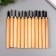 A set of knives with a wooden handle 12 pcs 20x17 cm