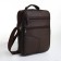Male bag on lightning, long belt, brown color