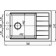 Kitchen carrier made of stone Florentina "Lipsi-780", 780x510 mm, color anthracite