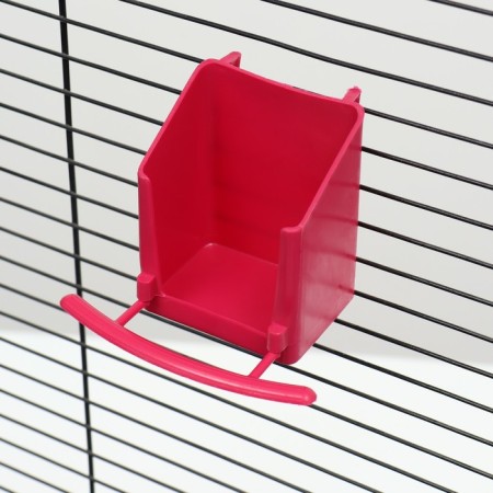 Bird feeder, under goodies 6 x 6.5 x 8 cm, ruby-3