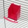 Bird feeder, under goodies 6 x 6.5 x 8 cm, ruby