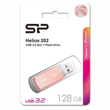 USB flash drive 128GB Silicon Power Helios 202 Pink USB 3.0 / aluminum / SP128GBUF3202 106987