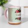 Sublimation mug "beloved grandmother", white color, volume 320 ml, pink bottom