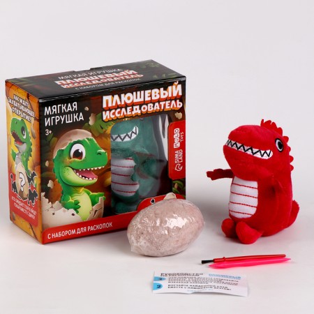 Excavations with a soft toy "Dragosha", mix-1