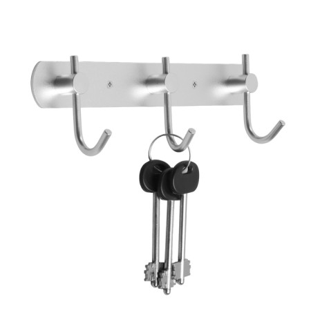Cappio CVT004 hanger, metallic, three -horn, matte chromium color-2