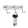 Cappio CVT004 hanger, metallic, three -horn, matte chromium color