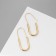 Earrings Metal "Pins" luck, color gold