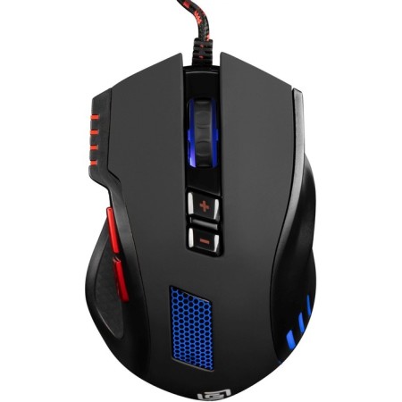 Mouse call 806G black/red optical (3200DPI) USB (8but)