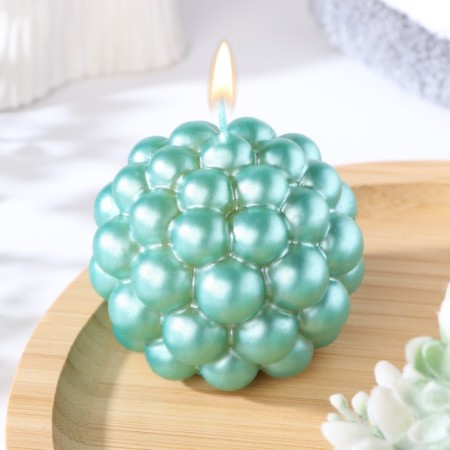 Figure candle "Babble" round, 5.5x5.5 cm, tiffany