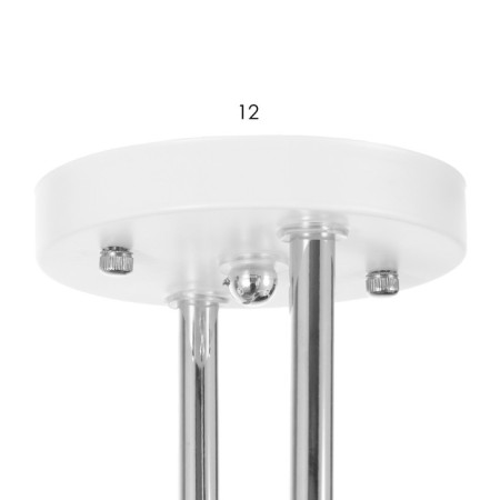 Люстра "Зарина" 2хЕ27 40Вт белый 54х27х24см BayerLux-8