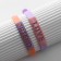 Bracelets "Demetrons" Silicone, Love+Friend, Mix color, 20 size