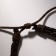 Bracelet Leather "Binding" with suspension, dragonfly, brown color, D = 8 cm