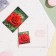 Postcard "On a wonderful day of the anniversary!" Red rose, 12.5 x 19.4 cm