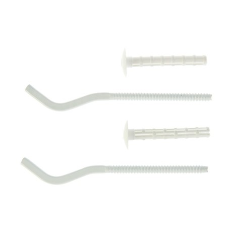 A set of brackets Taen, 180x7mm, with dowel for the radiator, in the package 2 pcs