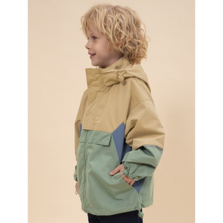 Windbreaker for boys, height 140 cm, sandy color-5