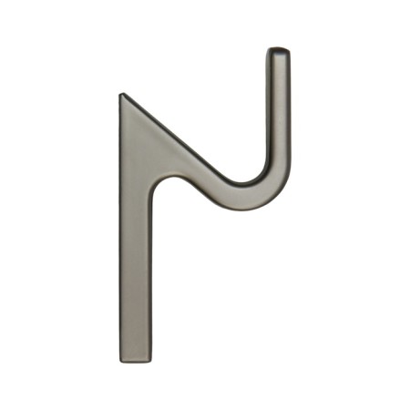Furniture hook Cappio anemone, one -rod, color graphite, 3 pcs.-3