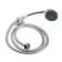 Soul mixer Zein Z80350153, Cran-Box Brass 1/2, with shower set, chrome