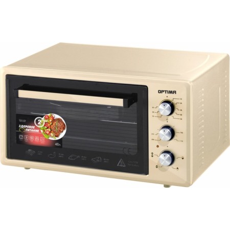 Mini-fucker Optima of-48b, 1600 watts, 48 ​​l, 50-300 ° C, timer, beige